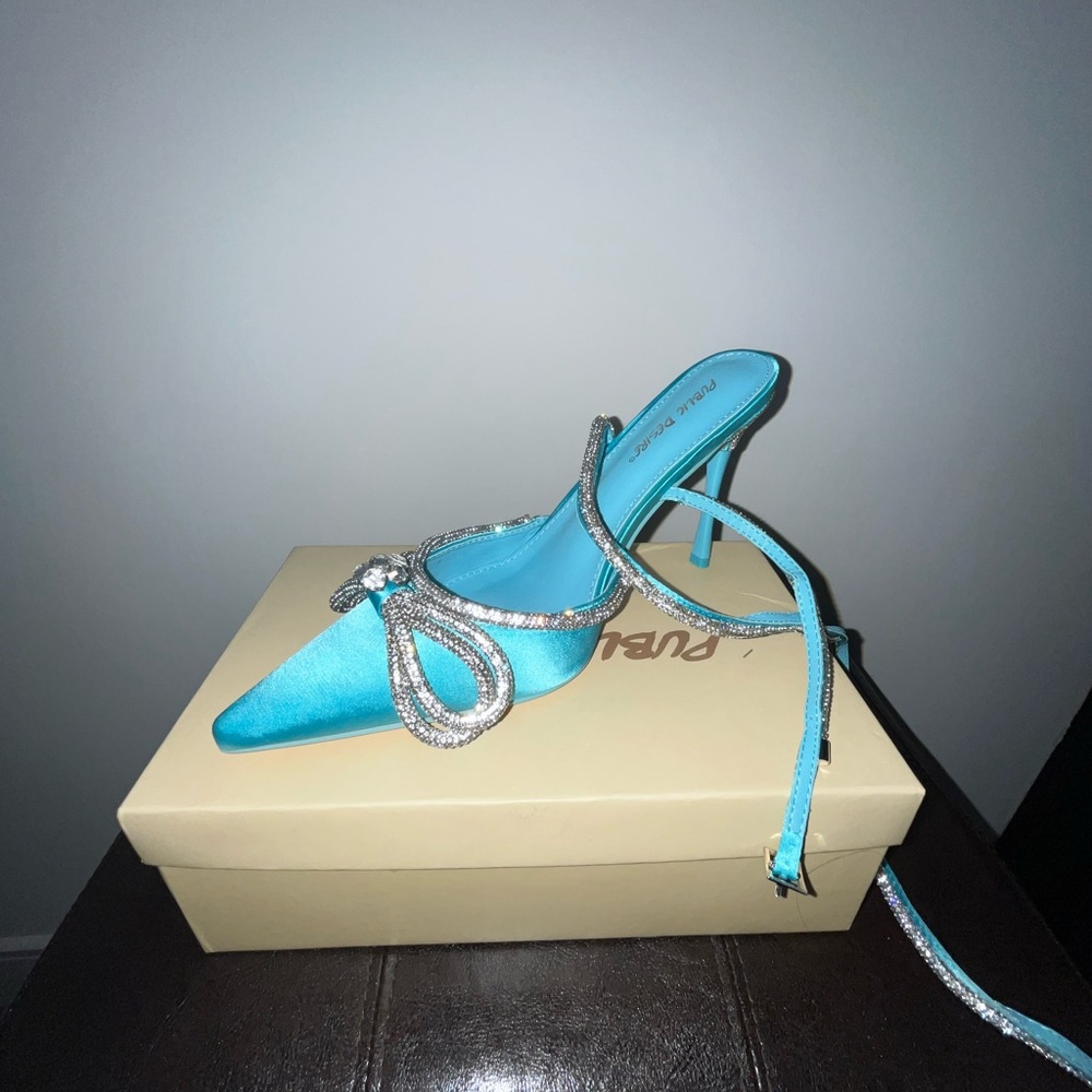 Public Desire Aqua Women's Heels